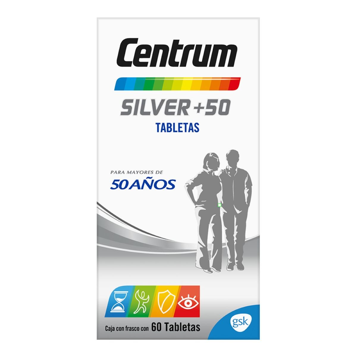 CENTRUM SILVER +50 TABLETAS C/60