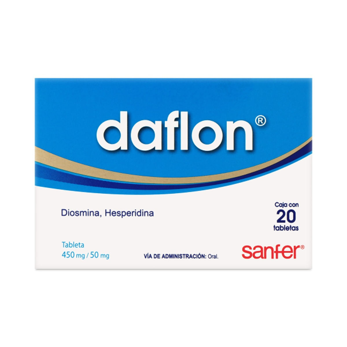 DAFLON 450/50MG TABLETAS C/20