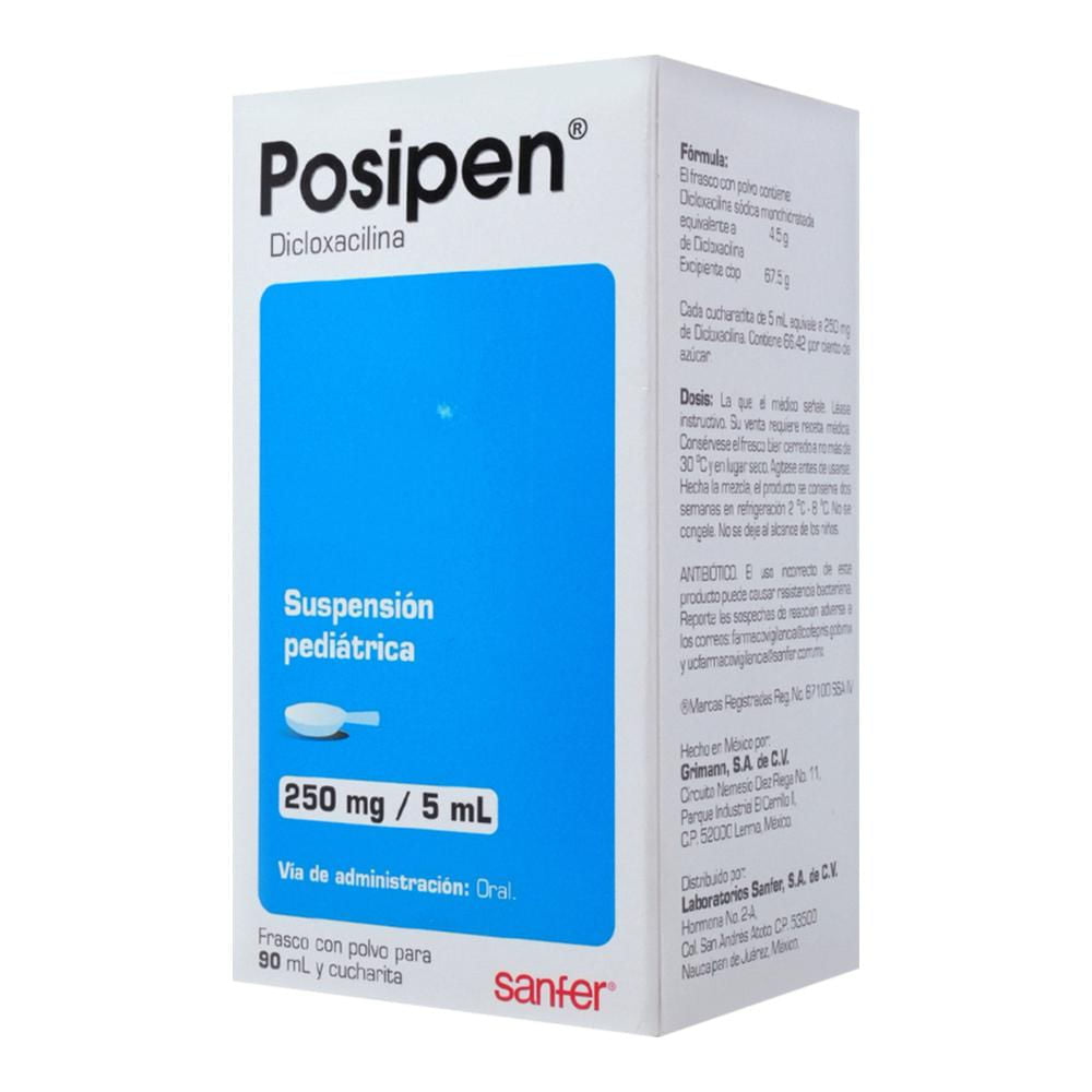 POSIPEN PEDIATRICO 250MG/5ML SUSPENSION 90ML