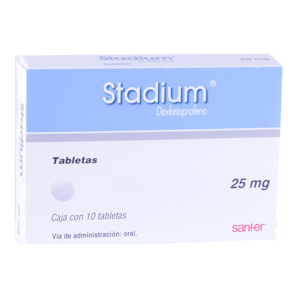 STADIUM 25MG TABLETAS C/10