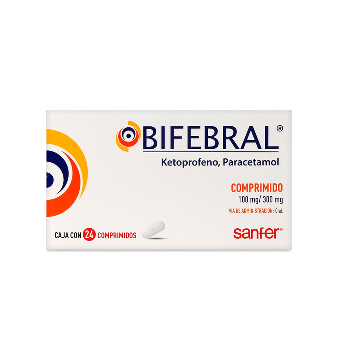 BIFEBRAL 100/300MG COMPRIMIDOS C/24