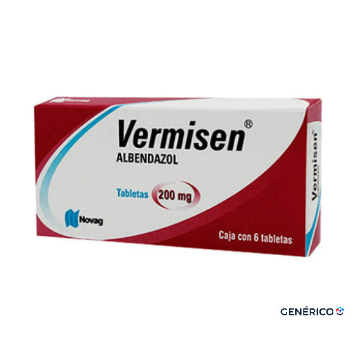 VERMISEN 200MG TABLETAS C/6 (GI)