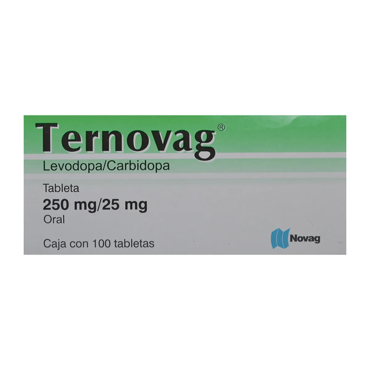TERNOVAG 250/25MG TABLETAS C/100 (GI)