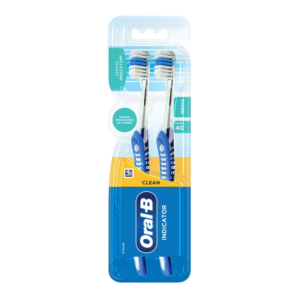 CEPILLO DENTAL ORAL-B INDICATOR 40 SUAVE C/2