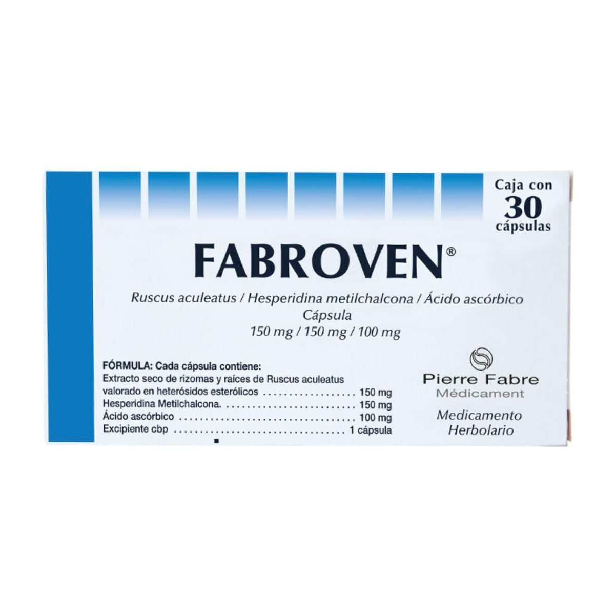 FABROVEN 150MG CAPSULAS C/30