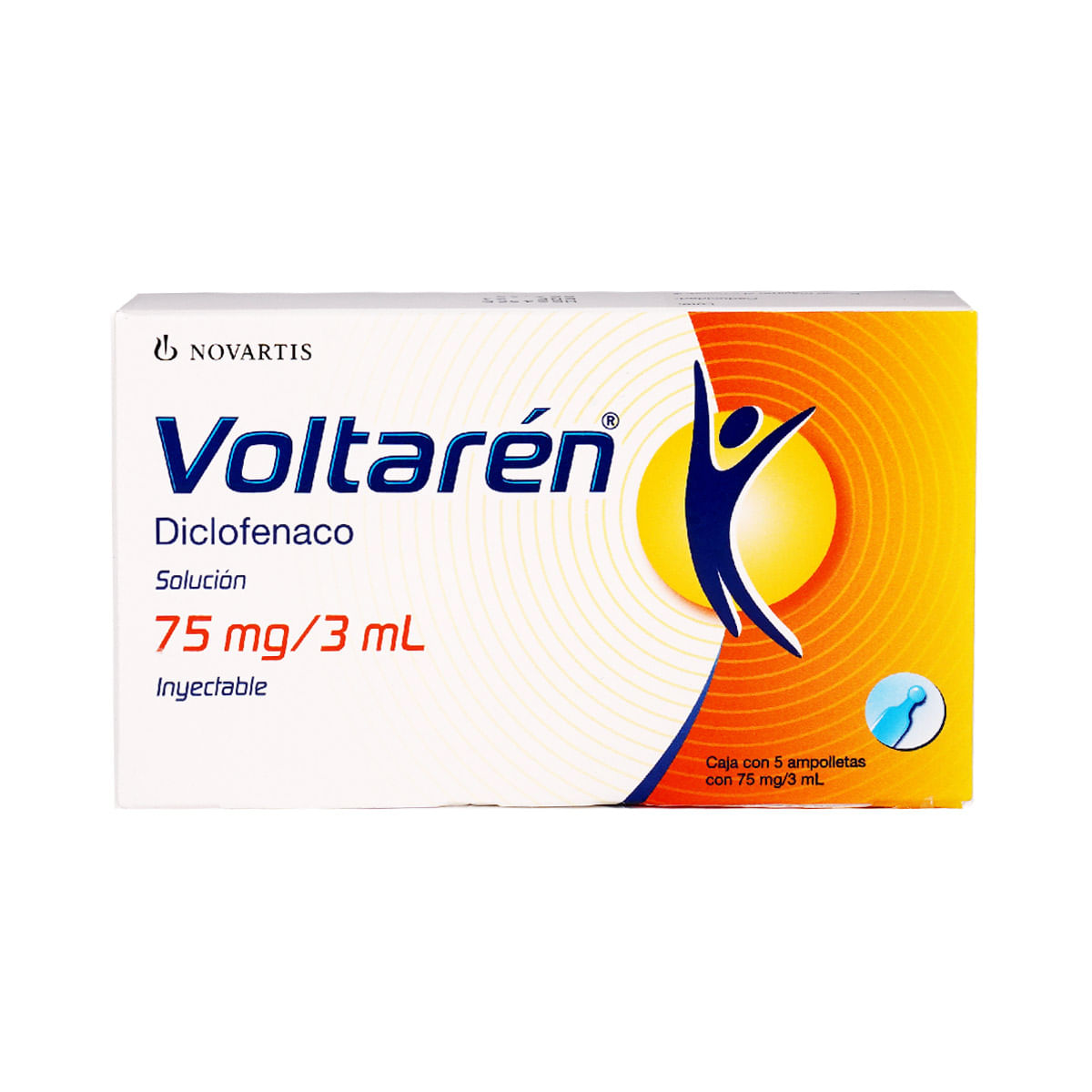 VOLTAREN 75MG/3ML INYECTABLE C/5