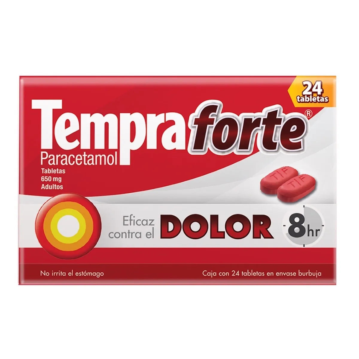 TEMPRA FORTE 650MG TABLETAS C/24
