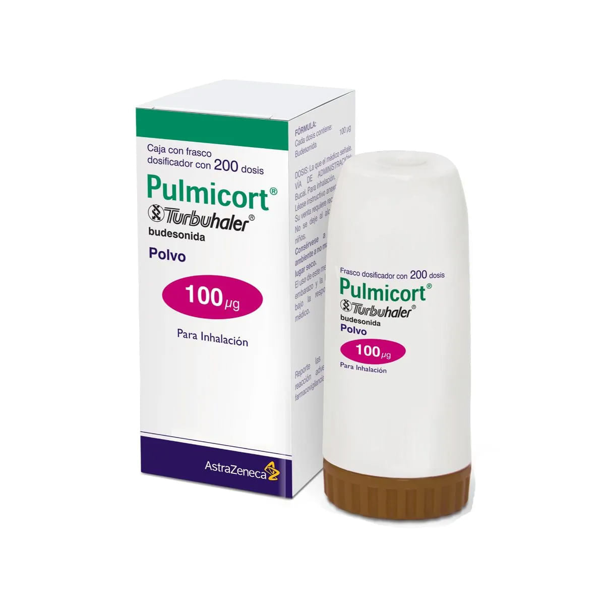 PULMICORT TURBUHALER 100MG INHALADOR C/200 DOSIS