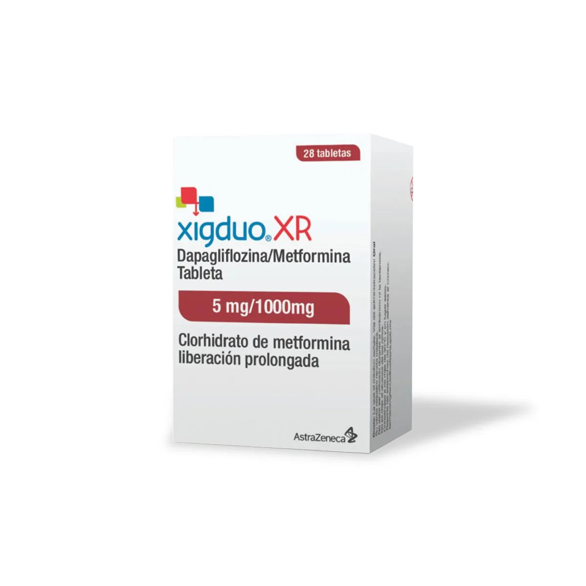XIGDUO XR 5/1000MG TABLETAS C/28