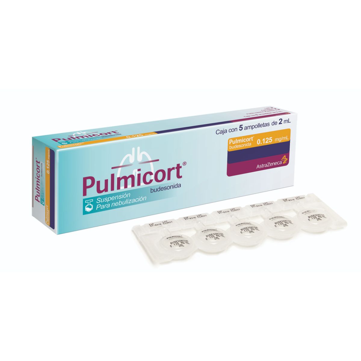 PULMICORT 0.125MG NEB AMPULA 2ML C/5