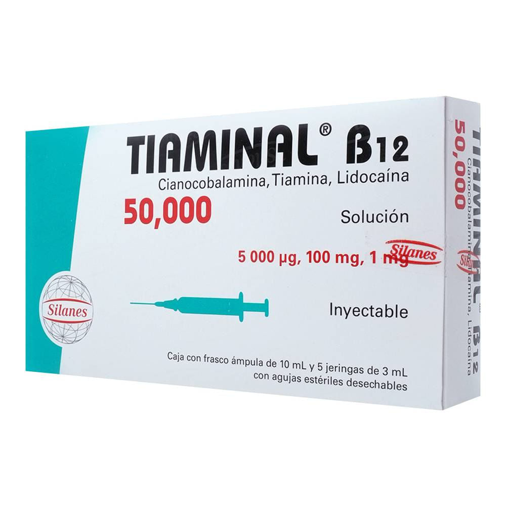 TIAMINAL B12 50000 INYECTABLE 10ML