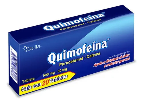QUIMOFEINA 500/50MG TABLETAS C/20 (GI)