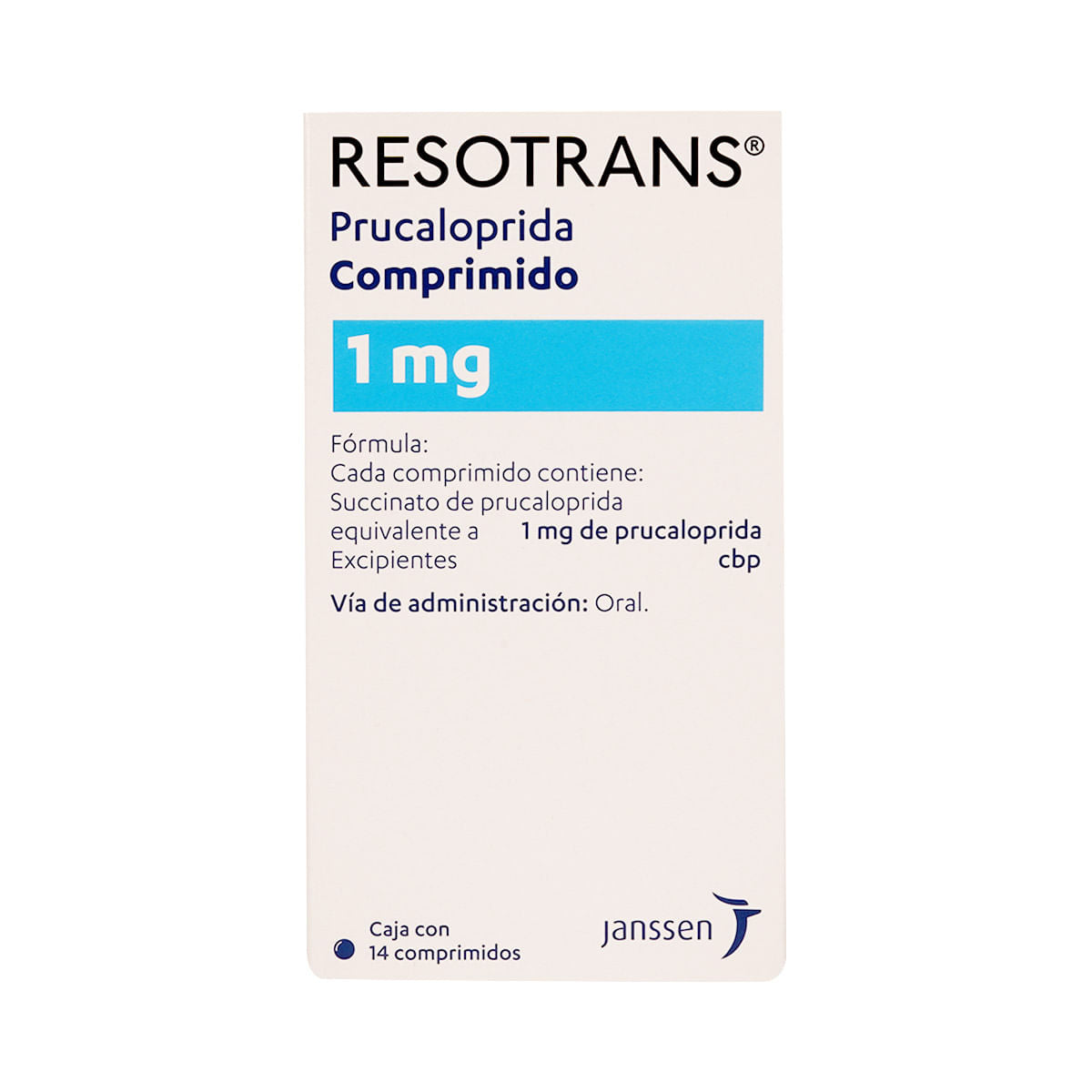 RESOTRANS 1MG TABLETAS C/14