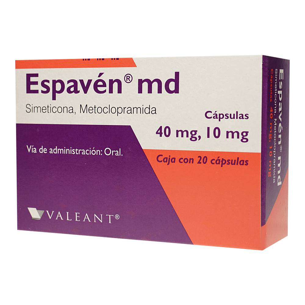 ESPAVEN MD 10/40MG CAPSULAS C/20