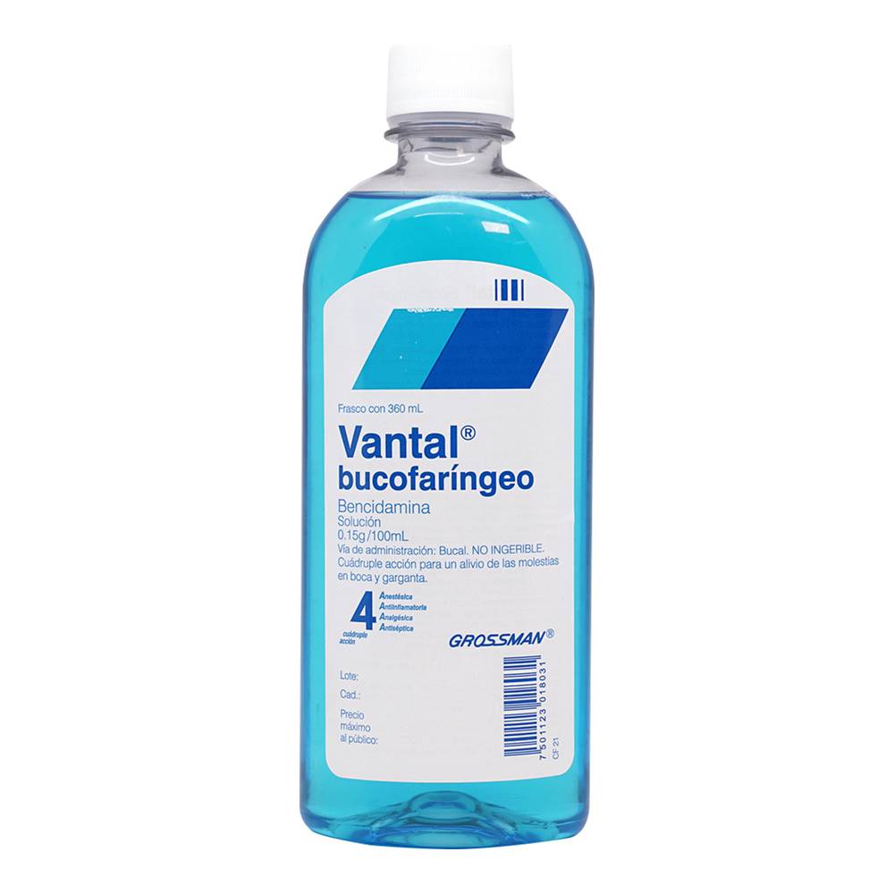 VANTAL BUCOFARINGEO SOLUCION 360ML