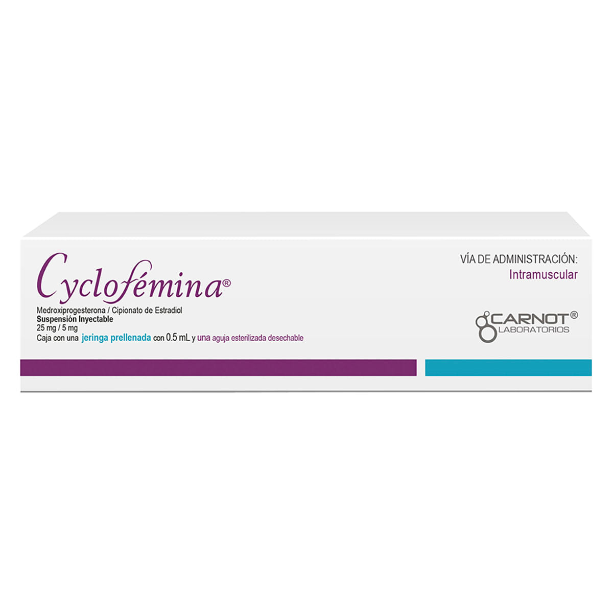 CYCLOFEMINA 25/5MG/0.5ML JERINGA PRE C/1