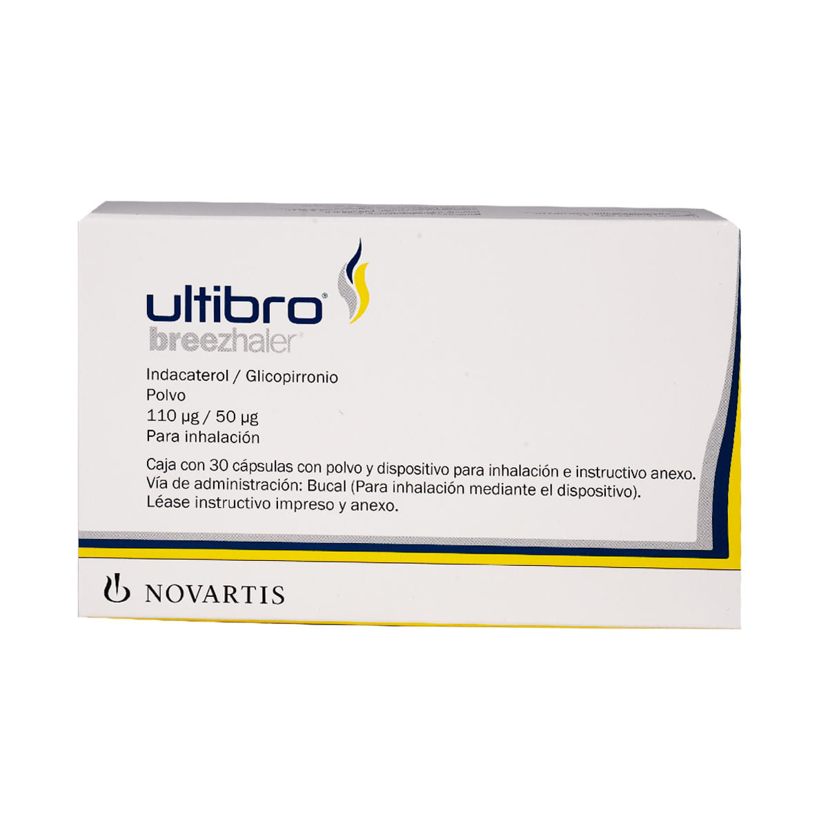 ULTIBRO BREEZHALER 110/50MCG CAPSULAS C/30