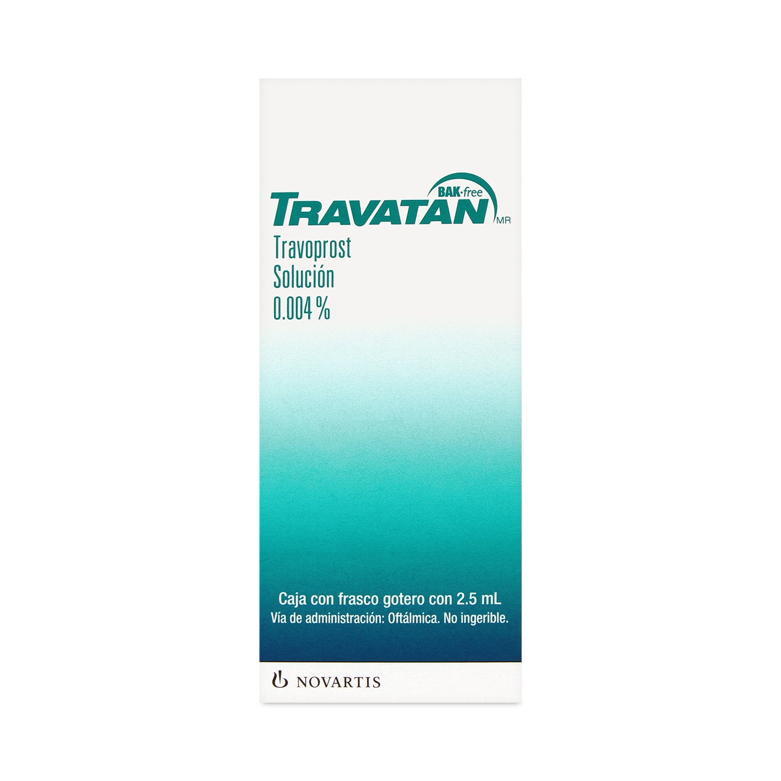 TRAVATAN 0.004% GOTAS 2.5ML