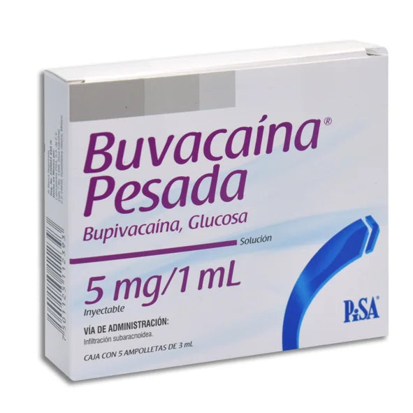 BUVACAINA PESADA 15MG/3ML AMPULA C/5