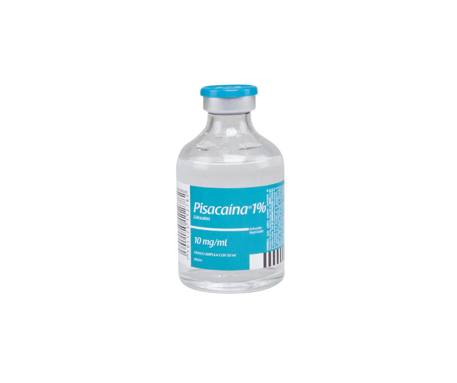PISACAINA 1% FRASCO INYECTABLE 50ML