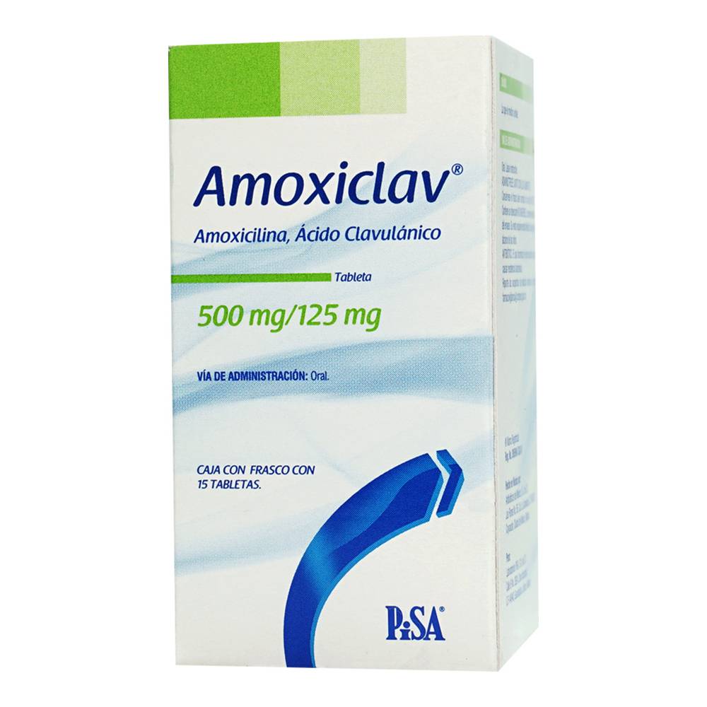 AMOXICLAV 500/125MG TABLETAS C/15