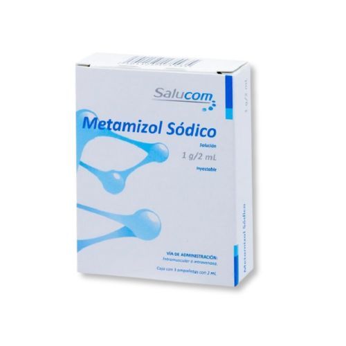 METAMIZOL SODICO SALUCOM 1G/2ML INY C/3 (GI)