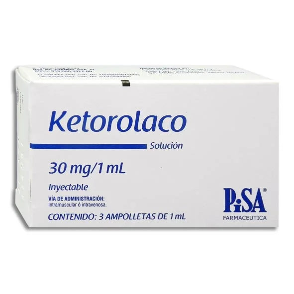 KETOROLACO PISA 30MG INY C/3 (GI)
