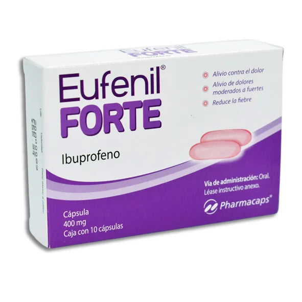 EUFENIL FORTE 400MG CAPSULAS C/10 (GI)