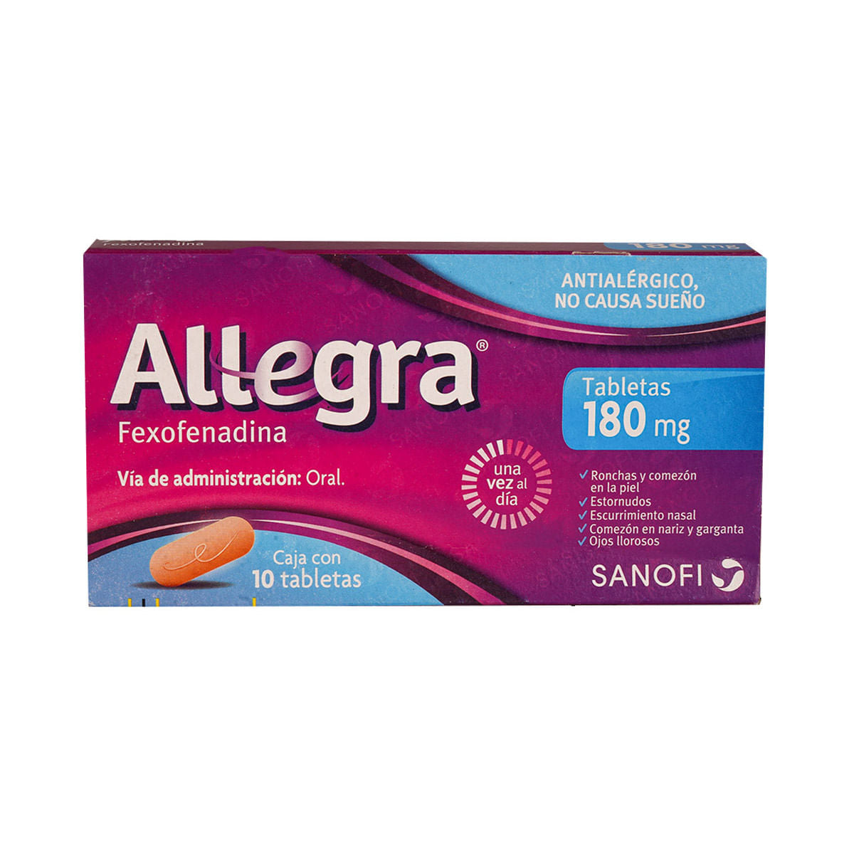 ALLEGRA 180MG C/10 TABLETAS
