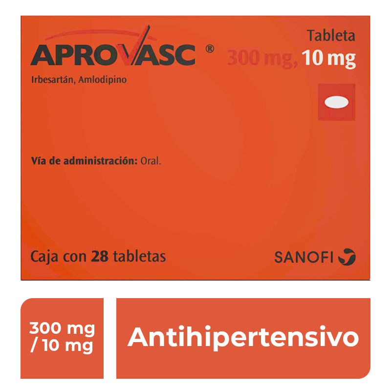 APROVASC 300/10MG TABLETAS C/28