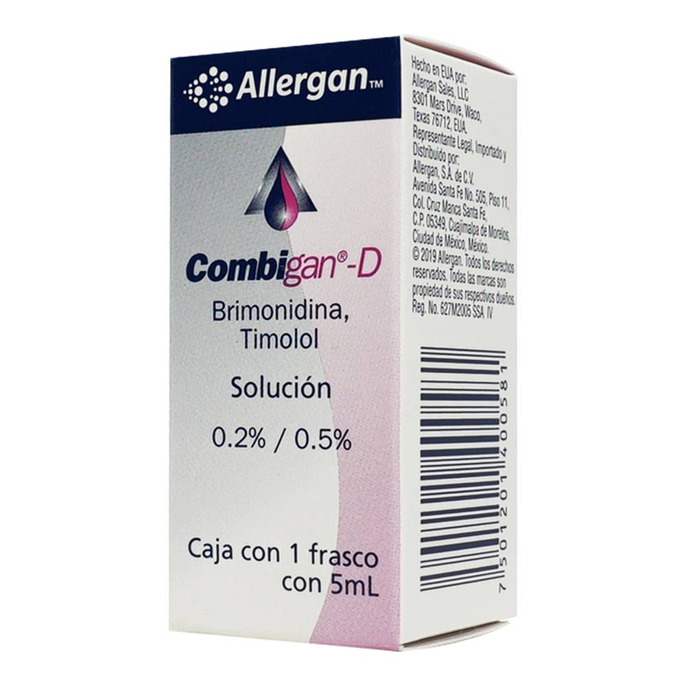 COMBIGAN-D 0.2/0.5% SOLUCION 5ML