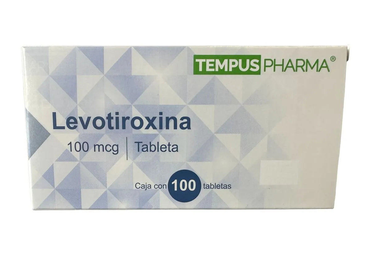 LEVOTIROXINA TEMPUSPHARMA 100MCG TABLETAS  C/100 (GI)