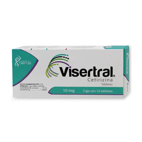 VISERTRAL 10MG TABLETAS C/10 (GI)