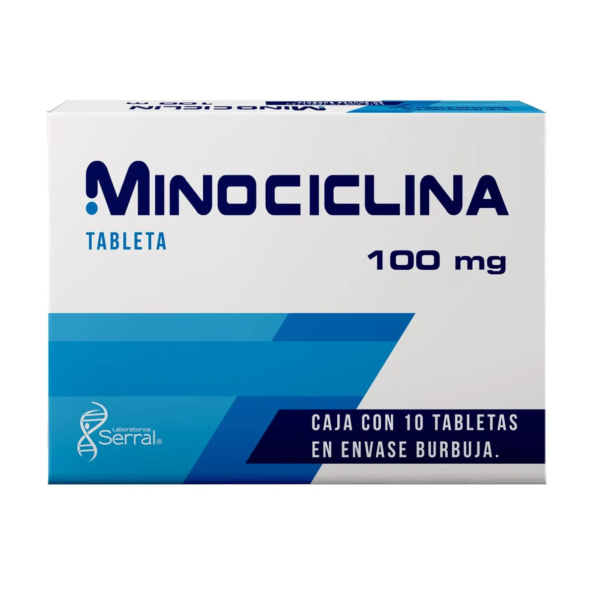 MINOCICLINA SERRAL 100MG TABLETAS C/10 (GI)