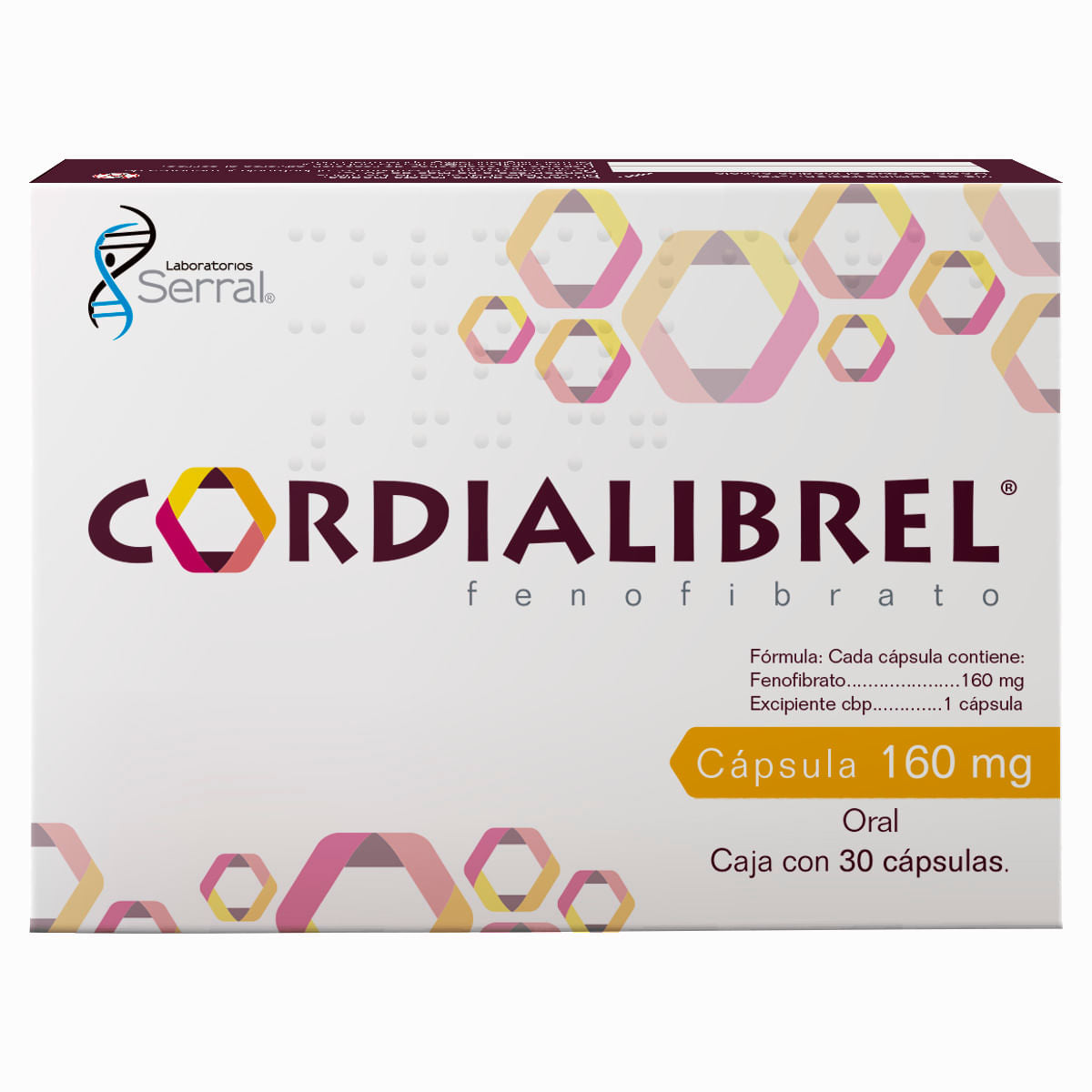 CORDIALIBREL 160MG CAPSULAS C/30 (GI)
