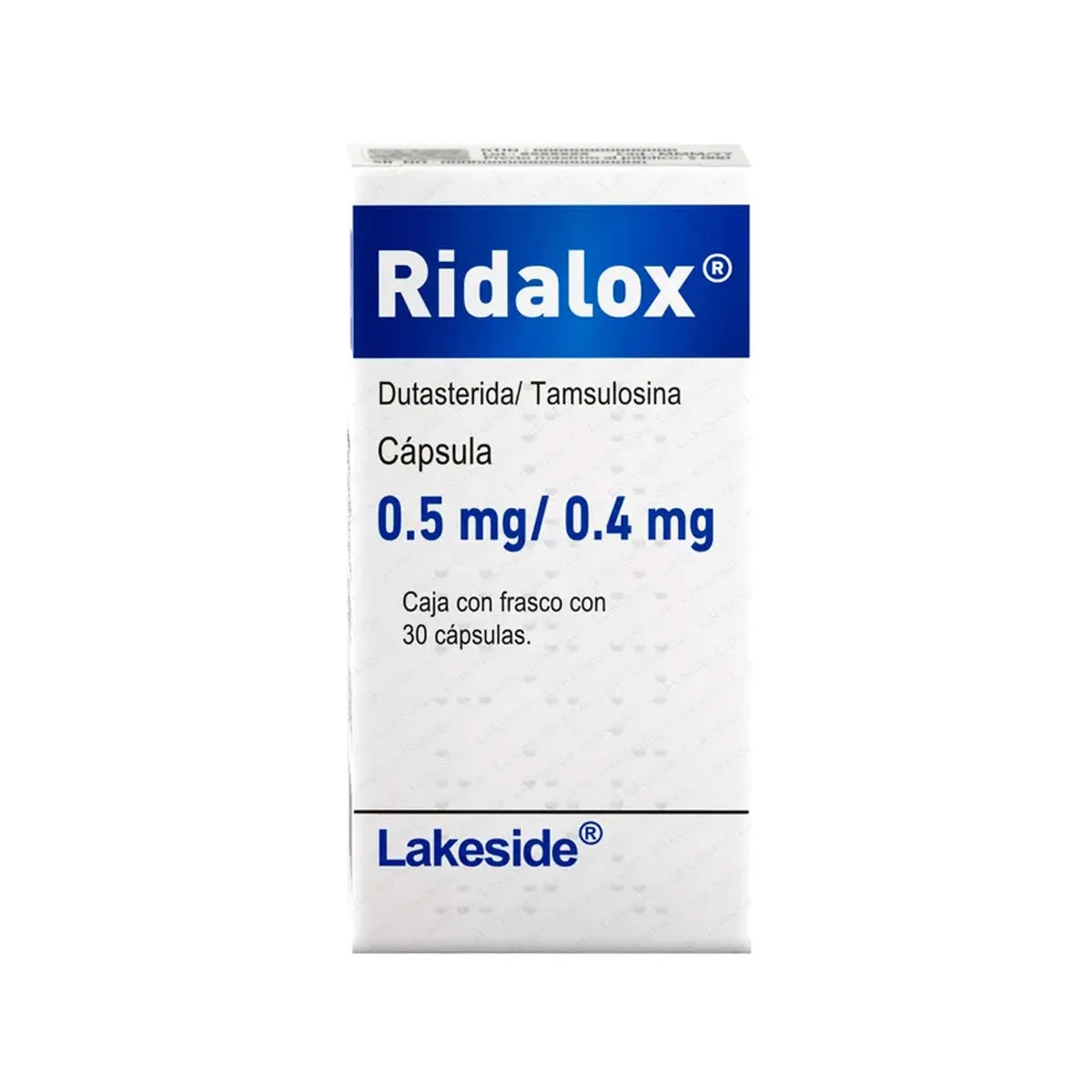 RIDALOX 0.5/0.4MG CAPSULAS C/30