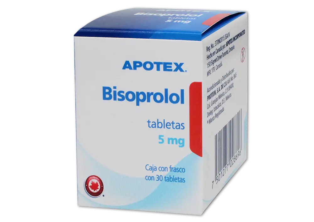 BISOPROLOL APOTEX 5MG TABLETAS C/30 (GI)