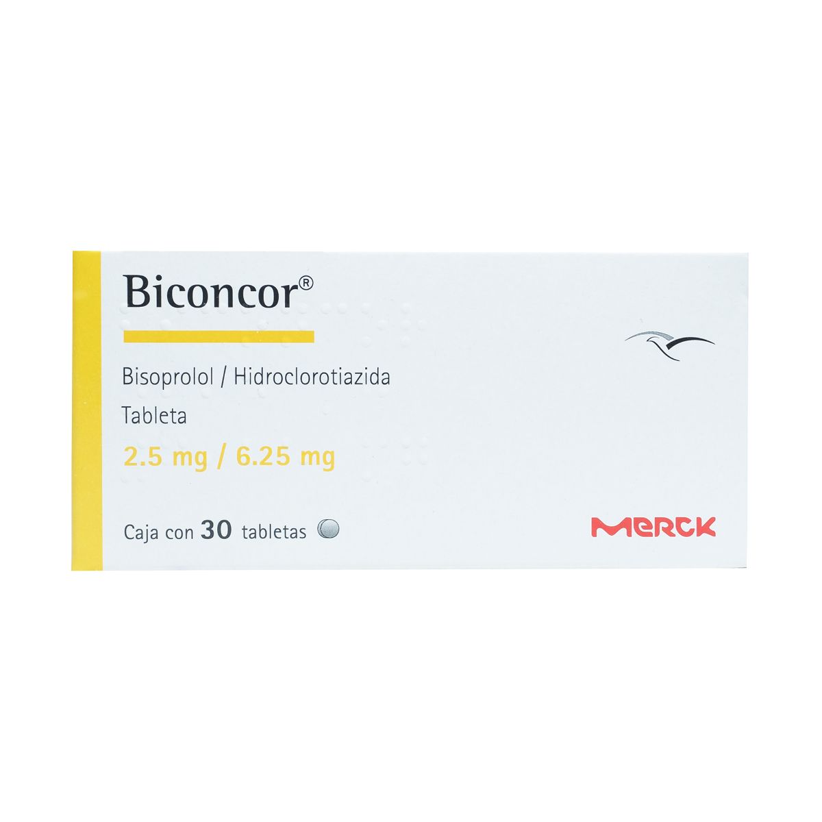 BICONCOR 2.5/6.25MG GRAGEAS C/30