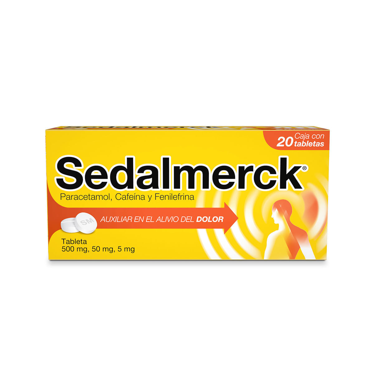 SEDALMERCK 500/50/5MG TABLETAS C/20