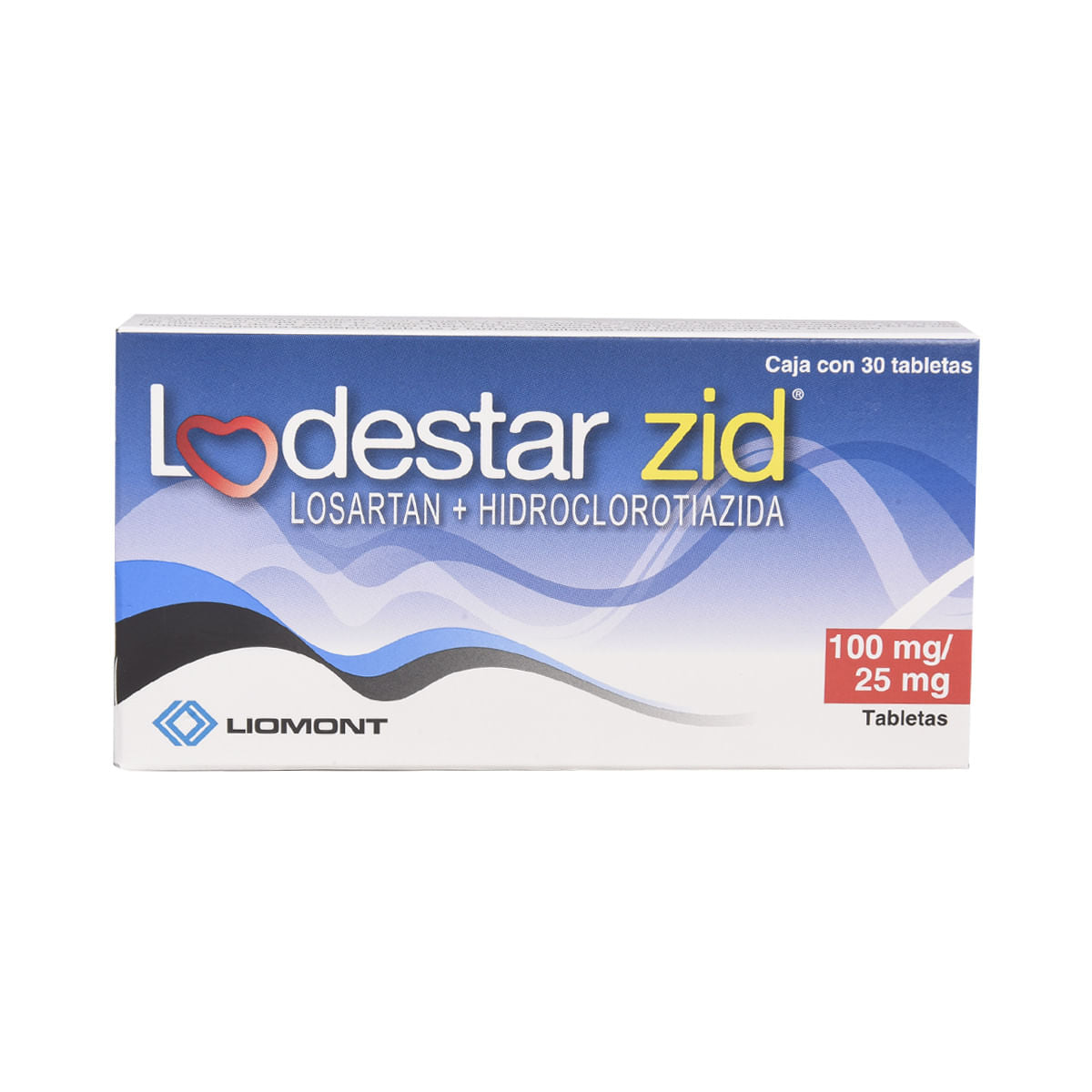 LODESTAR ZID 100/25MG TABLETAS C/30