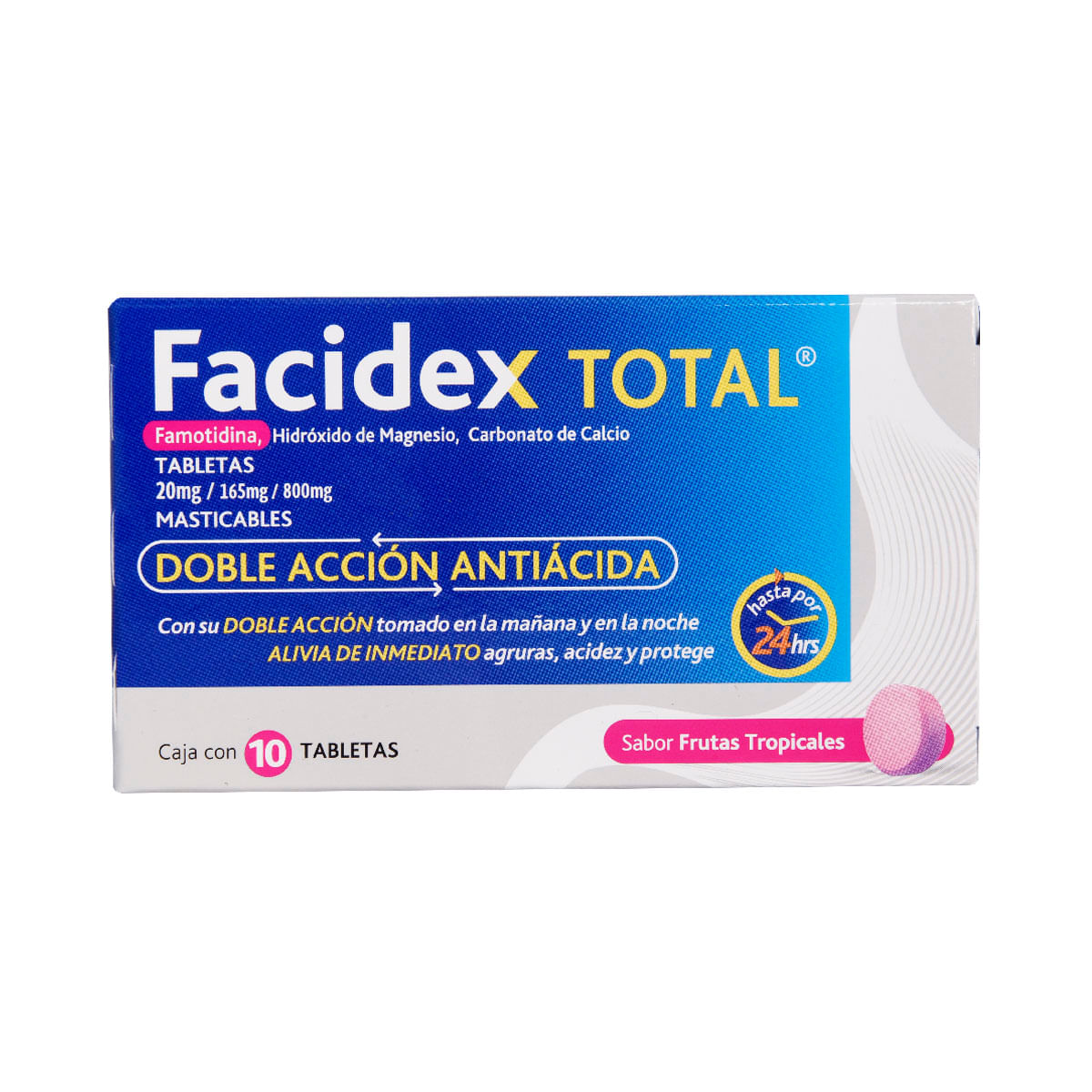 FACIDEX TOTAL TABLETAS MASTICABLES C/10