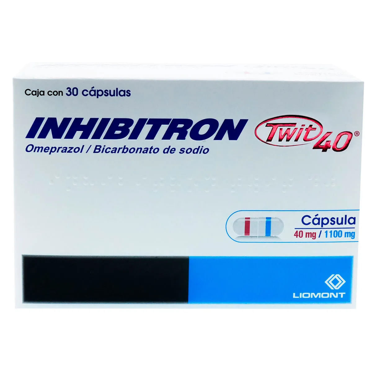 INHIBITRON TWIT40 40/1100MG CAPSULAS C/30