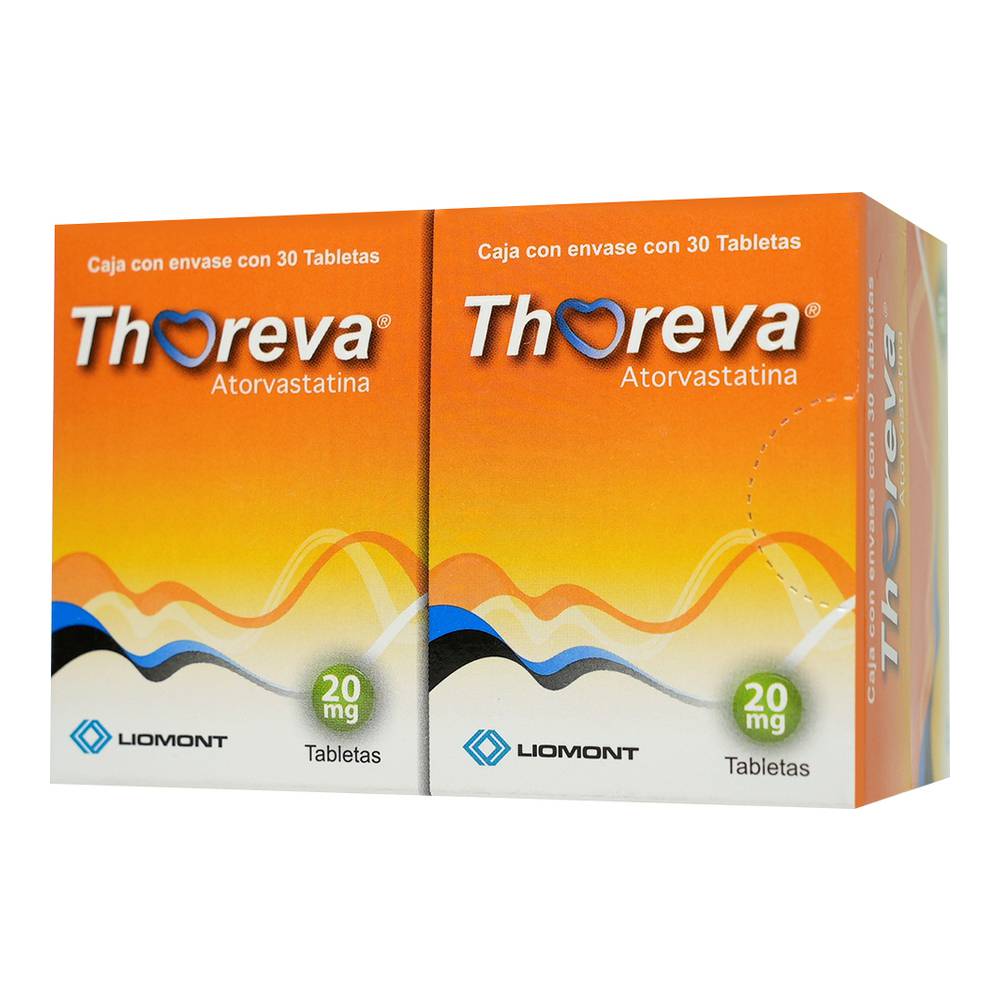 THOREVA DUAL 20MG TABLETAS C/30