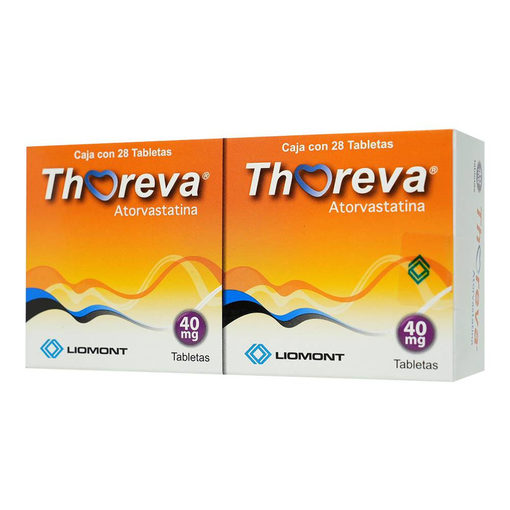 THOREVA 40MG TABLETAS C/28 DUAL