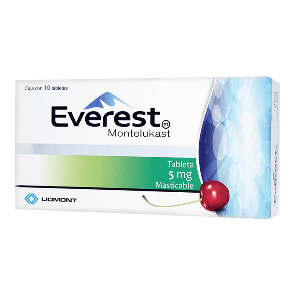 EVEREST 5MG TABLETAS MASTICABLES C/10