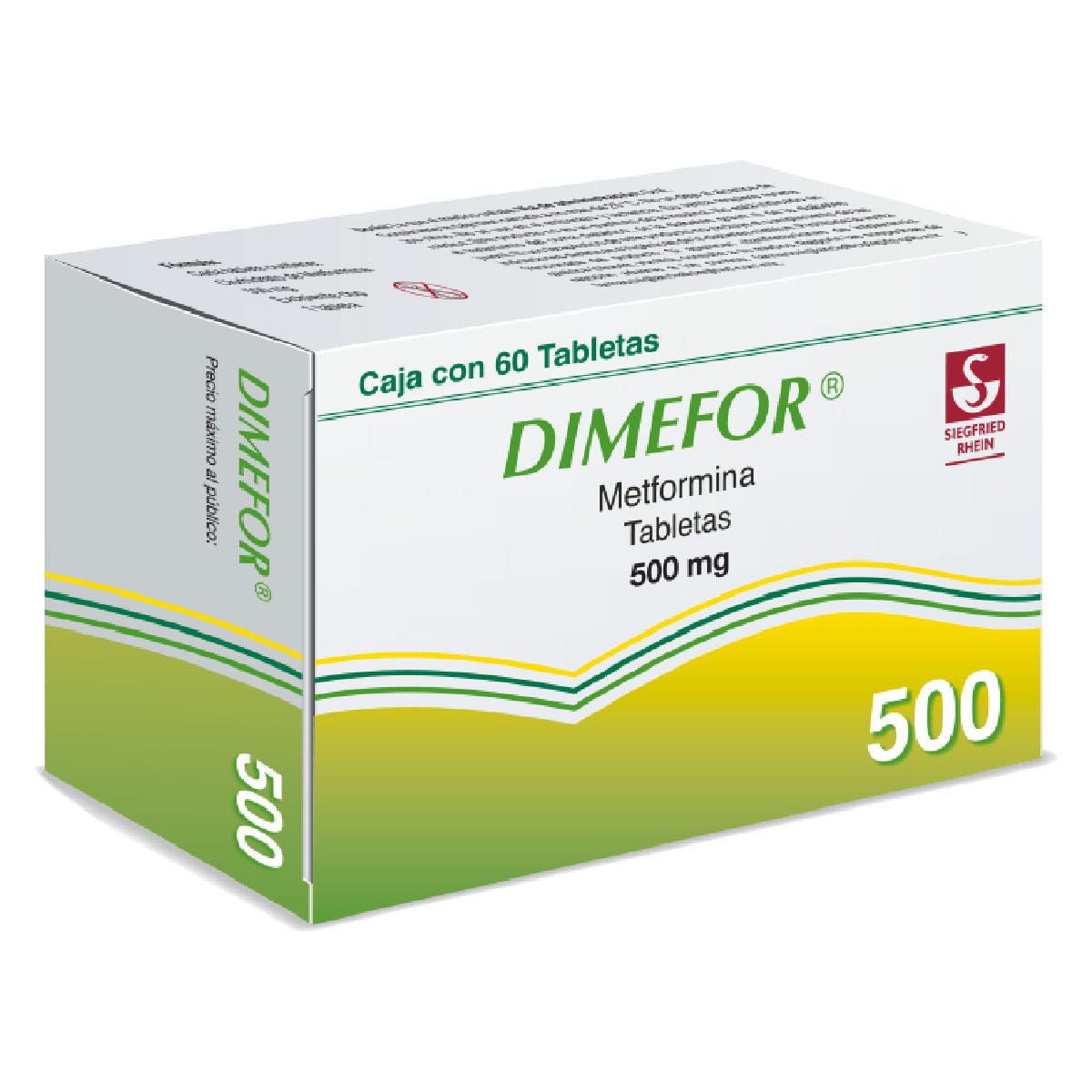 DIMEFOR 500MG TABLETAS C/60
