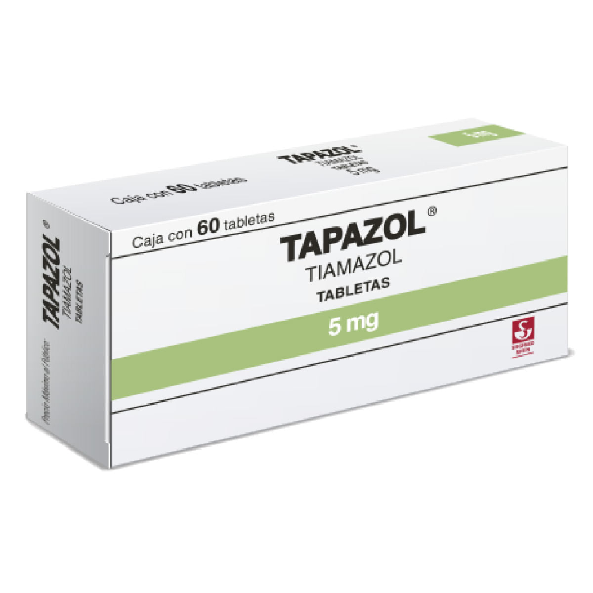 TAPAZOL 5MG TABLETAS C/60
