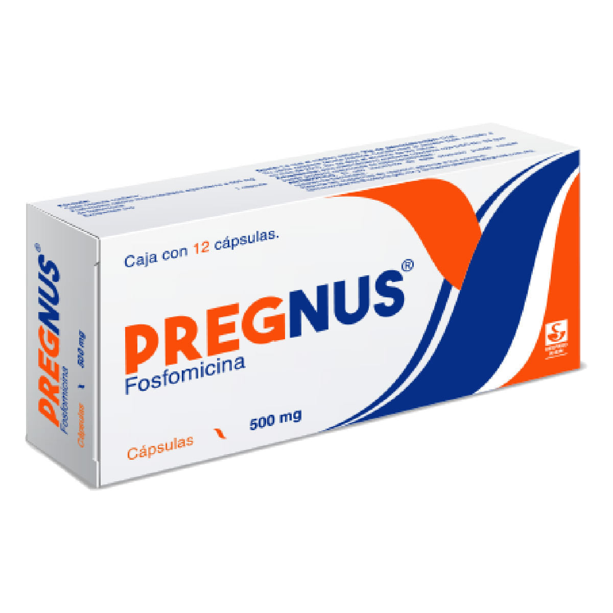 PREGNUS 500MG CAPSULAS C/12