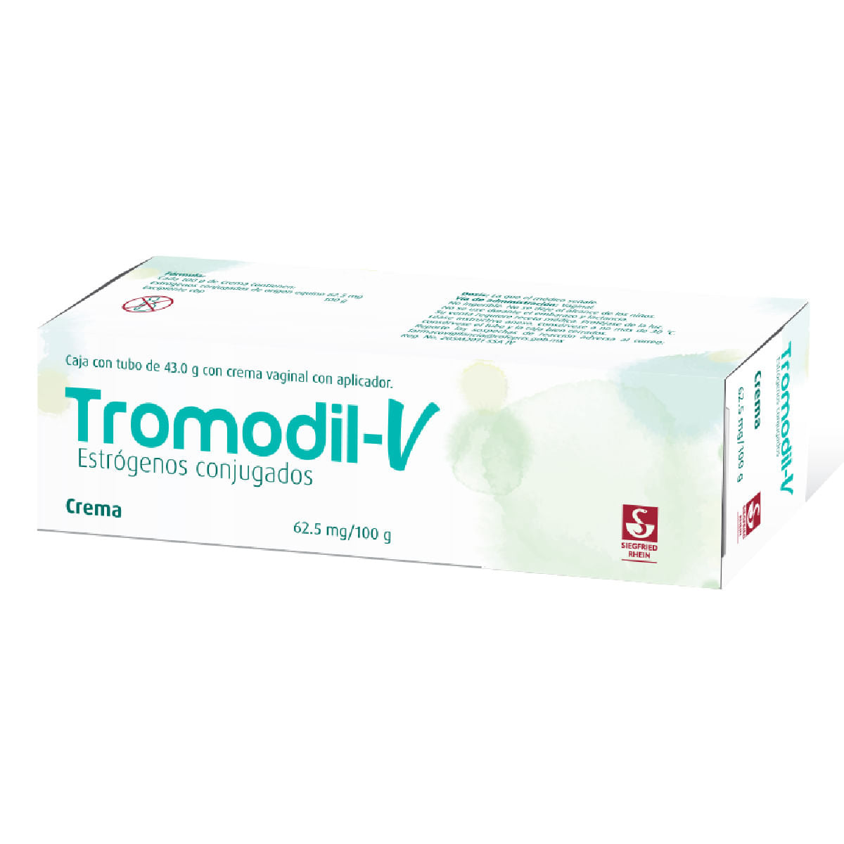 TROMODIL-V 62.5MG/100G CREMA 43G