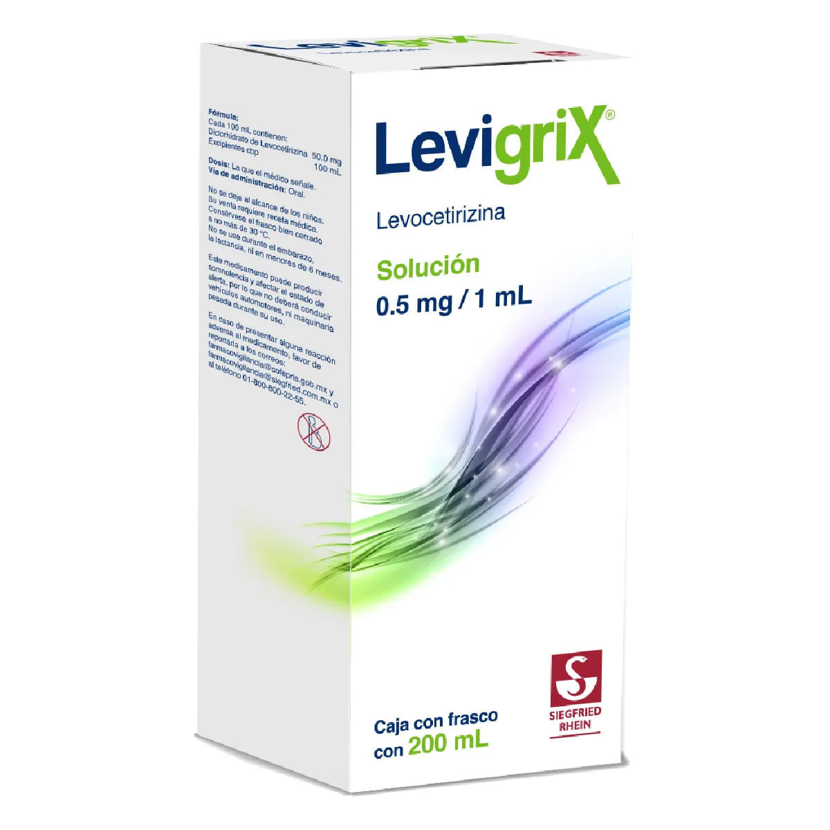 LEVIGRIX 0.5MG/ML SOLUCION 200ML